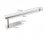 1 tk seinakinnitusega tualettpaberi hoidik roostevabast terasest vannitoa k&ouml;&ouml;gi rullpaberi tarvikute salvr&auml;tikuhoidikud