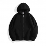 S&uuml;gisene kahekordse &otilde;mblusega kvaliteetne fliisist kapuutsiga lukuga langevate &otilde;lgade ja peapaeltega, paarir&otilde;ivad, trendikad klassir&otilde;ivad poistele ja t&uuml;drukutele S must