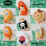 BT21 Minini Bunsik Magnet 7 tegelast (8 Valikud) 7 Kinds SET