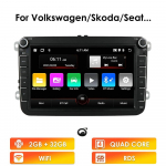 Autoraadio Hizpo 8 tolli Android AutoRadio jaoks Volkswagen VW Passat B6 B7 CC Tiguan Touran Golf Polo Skoda Seat Carplay Multimeedia GPS 2din Audio Video 4Core 2GB 32GB RDS