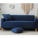 Paksendatud diivanikate k&otilde;ikeh&otilde;lmav universaalne elastsest riidest diivanikate T&auml;iskate Four Seasons k&auml;etugi diivanipadi Lihtne ja universaalne L tumesinine v&auml;rv