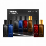 VILLAIN Rebel Luxury Perfume Gift Set 4x20ml | Fragrance Combo - Woody, Oud, Musk, Aqua | Perfume for Men & Women