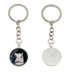 Akita, Akita Inu - keychain in a box, own photo, keychain pendant from Art-Dog brand
