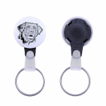 Stabyhoun, Stabijhoun, Fryske Stabij - keychain with a dog portrait, pendant with the brand's own Art-Dog graphics