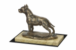 American Staffordshire Terrier, Amstaff - dog figurine, dog silhouette figurine, trophy for Art-Dog dog show exhibition