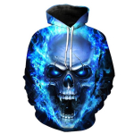 Mood 3D Cool Skull or Wolf Print Mehed Naiste Topid Pusad S&auml;rgid S&uuml;gis vabaaja pikkade varrukatega Pusad Pulloverid Kapuutsiga Hip Hop &Uuml;ler&otilde;ivad Hoodie_ZjZ S