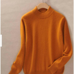 YYFS naiste mood vabaaja s&uuml;gistalv &uuml;hev&auml;rviline print pikkade varrukatega poolkaelusega topid Naiste riided Villased kudumid kampsunid XXXL