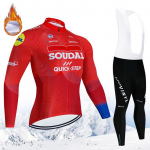 Meeskonna 2024 Quick Step Talvine Termofliisist Rattas&otilde;idukomplekt Meeste Rattariided Maillot MTB Jalgrattariided Sukkp&uuml;kste &uuml;likond 4XL