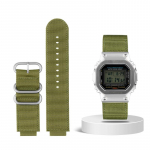 Klassikalised adapterid G-SHOCK Casio GW6900 DW5600 GW-B5600 GM-5600 seeria jaoks nailonrihma tarvikud V&auml;lispordiks l&otilde;uendkella rihm 24.16mm