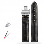 Klassikaline 19MM 20MM 21MM Veisenahast Kellarihm Longines Masters Collection L3 L4 L2.628/L2.673 jaoks Liblikaslukuga kellarihm 21mm