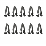 10X pakiruumi ja tagaluugi sisevooder metallist viimistluspaneeli klambrid Vw jaoks Beetle Bora Fox Golf Jetta Passat Phaeton Polo Scirocco Tiguan Touareg Touran 10X