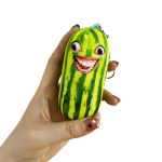 Naljakad arbuusiribad pl&uuml;&uuml;sist v&otilde;tmehoidja Creative Fruit Doll V&otilde;tmehoidja Naiste seljakott Ripats Lastele S&uuml;nnip&auml;evakingitus Aksessuaarid 12cm