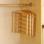 1 tk T&auml;ispuidust P&uuml;ksipuu Flokeeritud Multifunktsionaalne Kokkupandav Riputatav P&uuml;kste Spetsiaalne Riidepuu Majapidamislik Mitmekihiline P&uuml;ksipuu Garderoob 1pc