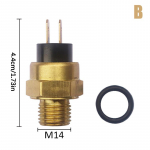 M14/M16 mootorratta elektriradiaatori ventilaatori veetemperatuuri termostaadi l&uuml;liti