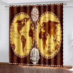 P&auml;ikeseloojangu loojangukardin poisile t&uuml;drukule kingitus magamistoa sisekujundus Kodusisustus Kardinad pol&uuml;ester vastupidav pestav W132cm x H160cm&Hook