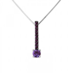 Collier Evodie - Argent Massif Rhodi&eacute; 925