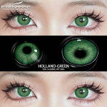EYESHARE Colored Contact Lenses Black Large Eyeglass Lenses Brown Colored Lenses Coffee Natural Lenses Green Fashion Lenses 1 Pair