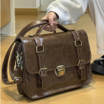 Vintage Naiste Nahast Messenger Bag Naiste Suure Mahutavusega &Otilde;la Crossbody Kotid &Otilde;pilase Koolikotid Moodne T&ouml;&ouml;le K&auml;ivitus Seljakotid