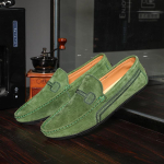 Moodne seemisnahast nahast disaineri luksusbr&auml;ndi naeratus meeste vabaaja formaalsed mokassiinid slip-on mokassiinid jalatsid meeste s&otilde;idujalatsid meestele 43 gray