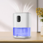 Small Dehumidifier Portable Auto Off Quiet 1L Water Tank Bedroom Bathroom Dehumidifier for Bathroom Office Laundry Wardrobe Room