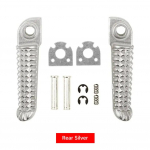 1paar mootorratta jalatoed Jalavangid tagumised eesmised alumiiniumist h&otilde;bedased Yamaha YZF R1 2002-2020 R6 2003-2020 YZF R6S R1M tarvikud