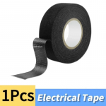 15M autojuhtmestiku riidest lint 9/15/19mm kleepuv k&otilde;rge temperatuuriga kangasteip auto elektrijuhtmestiku isolatsiooniks 9mm (0.35inch)&15M (590.6inch)