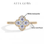 Klassikalised Moissanite'i s&otilde;rmused naistele DVVS1 v&auml;rviga 100% S925 h&otilde;bedane kihlus pulmapeo peen ehe kingitus uus 10&925 Sterling Silver