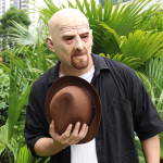 Uus Ameerika TV-sarja Breaking Bad Mask Heisenberg Vana Valge Avatari 3D Elav Pea Kate Halloweeni Rekvisiidid black