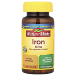 Nature Made, Raud, 65mg, 180 tabletti