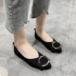Mood Naiste Kevad Uued Seksikad Terava Ninaga Lihtsad &Uuml;hev&auml;rvilised Naiste Kingad Elegantsed Peokingad Naiste Balleriinad Zapatos Mujer 43 must
