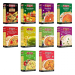 Pushp br&auml;ndi masala Pakk 50g Iga&uuml;ks (PunjabiGaramMasala, ChanaMasala, ChatMasala, PavBhaji, Sambhar, Biryani, Paneer, Sabji, Raita, PaniPuri)
