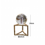 P&otilde;hjamaade luksuslik kristallkuuli kaunistus Moodne minimalistlik elutoa veinikapp Lauakaunistus Kodukaunistuse tarvikud