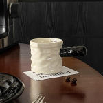 230 ml ebakorrap&auml;rased keraamilised kohvitassid ja alustassid Kvaliteetsed peened t&uuml;drukute keraamilised kruusid, p&auml;rastl&otilde;unatee komplektid ja alustasside komplekt 230ML