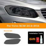 1 paar Volvo S60 S90 V60 V90 XC60 XC90 auto esitulede kaitsekile suitsumust must TPU esitule kleebis Auto lisavarustus