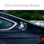3D-autokleebis Metallist &auml;mblikukujuline embleem kroomitud auto veoauto mootorikleebis Peida kriimuline kleebis Kuldne h&otilde;bedane metallilise tekstuuriga kleebis