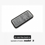 Tesla mudel 3 (21-23) &Otilde;hu sisselaske kaitse ja tolmufiltri kate