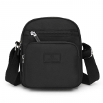 V&auml;ike kott keskealisele eakale vahetus mobiiltelefoni kott nailon &otilde;lakott crossbody kott must