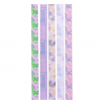 5 masking tapes 1,5 cm x 10 m - Flou pastel