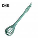 Egg Beater toiduklamber kolm-&uuml;hes multifunktsionaalsed k&ouml;&ouml;gitangid toiduvalmistamiseks, segamiseks ja grillimiseks Ergonoomilise disainiga munavispel toiduvalmistamiseks segamiseks roheline