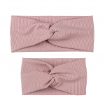 Suvine vanema-lapse &uuml;hev&auml;rviline triibulise s&otilde;lmega peapaela komplekt