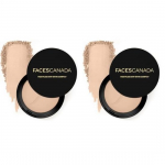 FACESCANADA Weightless Stay Matte Finish kompaktne puuder - Ivory, 9 G | Mitte &otilde;line matt v&auml;limus | &Uuml;htlustab jume | Peidab puudused