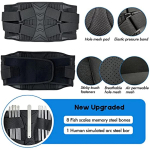 Lower Back Bracelumbar Support Belt for Women and Menadjustable lumbar Training Belt M