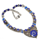 Lapis Lazuli Handmade Jewelry Necklace 18 l9r15