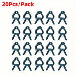 20 tk reguleeritavad aiataimede tugiklambrid kahes suuruses &ndash; vastupidav mustast plastikust rohelise k&auml;epidemega lillede, viinapuude, k&ouml;&ouml;giviljade ja tomatite jaoks 20pcs/Small