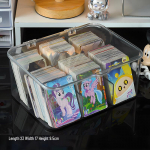 Suure mahutavusega My Little Pony ja Ultramani l&auml;bipaistev kaardihoidik lastele