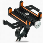 Telefonihoidik Mootorrattad Elektrijalgratta nutitelefon CNC alumiiniumsulamist kronstein Viie k&uuml;&uuml;nega mehaaniline jalgratta telefonihoidja punane