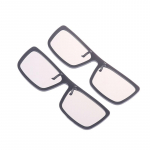 2 tk Passiivsed 3D prillid kinodele, kinole, passiivsele 3D telerile, stereo, klipsiga, passiivsed polariseeritud teleri reaalsed 3D prillid, klips