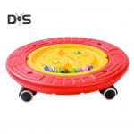 Tasakaalulaud 5 palliga Rattad K&auml;epide Raskeveok Kantav Labyrint Kallutuslaud V&auml;ikelapse Sensoorne Tasakaalutreening Kiiklaud Laste F&uuml;sioteraapia M&auml;nguasi A punane