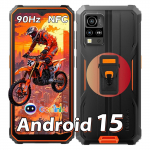 Blackview BV4800 SE vastupidav telefon 4GB 64GB 5100mAh Android 15 nutitelefon 4+64 only cell phone oranž