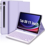 Samsung A9 Plus tahvelarvuti &uuml;mbris koos S9 FE eemaldatava Bluetooth klaviatuuri ja hiirega - A78 kaitsekate Tab A7 8.7 T220